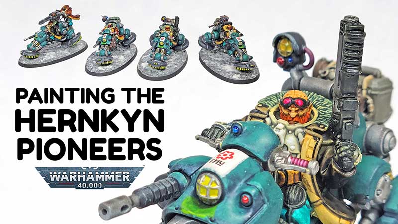 Painting the Warhammer 40K Leagues of Votann Hernkyn Pioneers