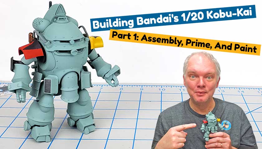 Building Bandai’s 1/20 Kobu-Kai (Ichiro Ogami Type) Part 1: Assembly, Prime, And Paint