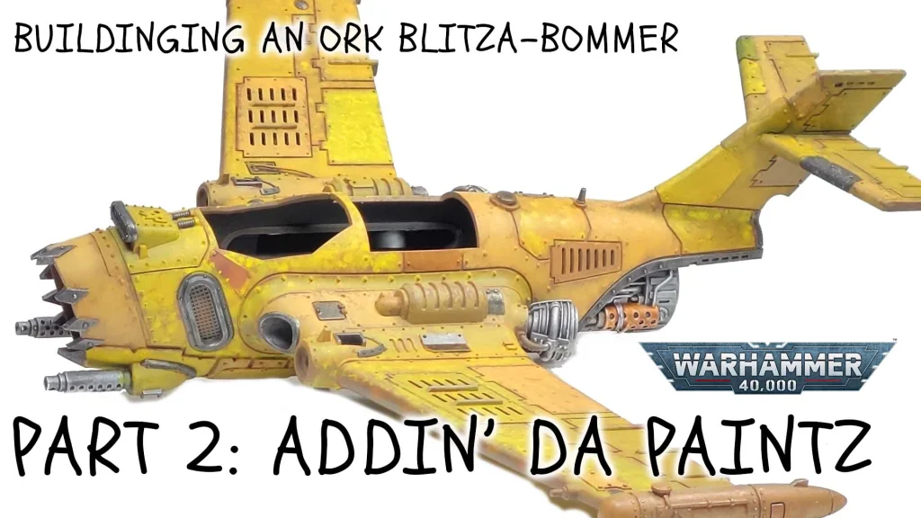 Painting & Weathering an Orky Jet: Part 2 – Paint